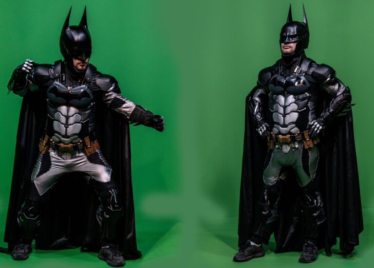 Voll funktionelles , maßgeschneidertes Batmankostüm - in Zusammenarbeit mit 3D-Drucker