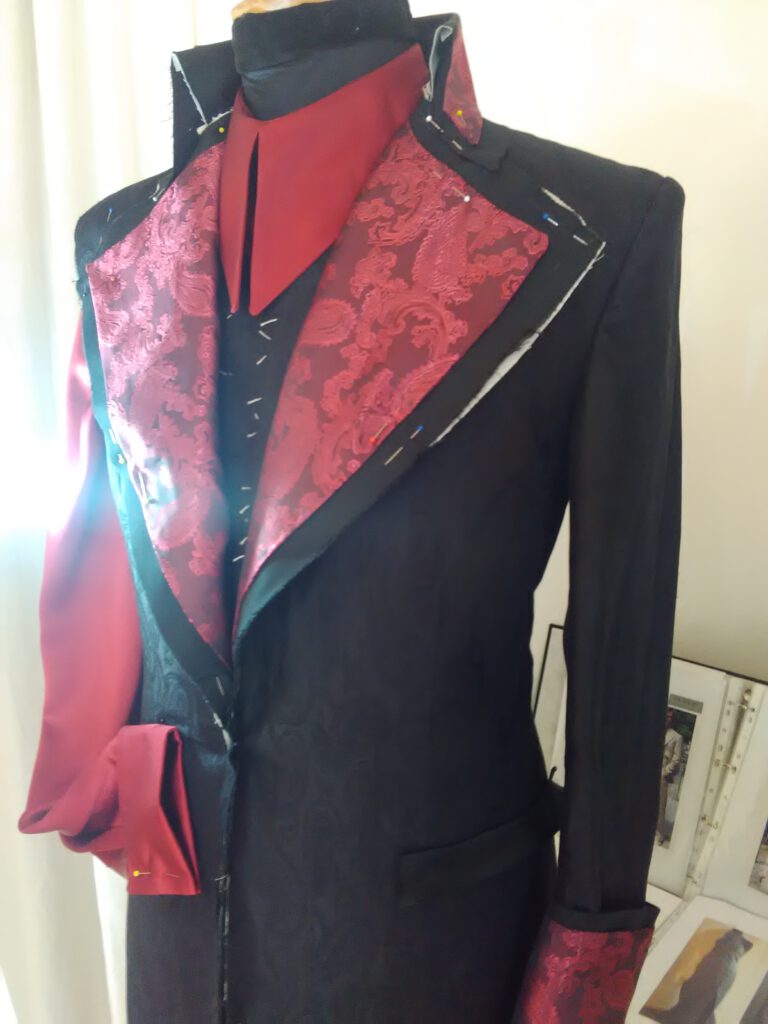 historical long jacket for a bridegroom