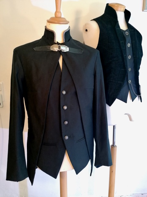 jacketgilet-black-silver